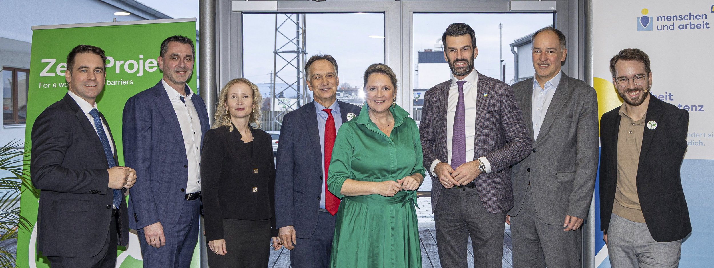 ZPU 2025: V.l.n.r.: Robert Lagler, Günther Widy, Karmen Frena, Michael Pichler, Susanne Rosenkranz, Udo Landbauer, Rainer Irschik, Andreas Onea