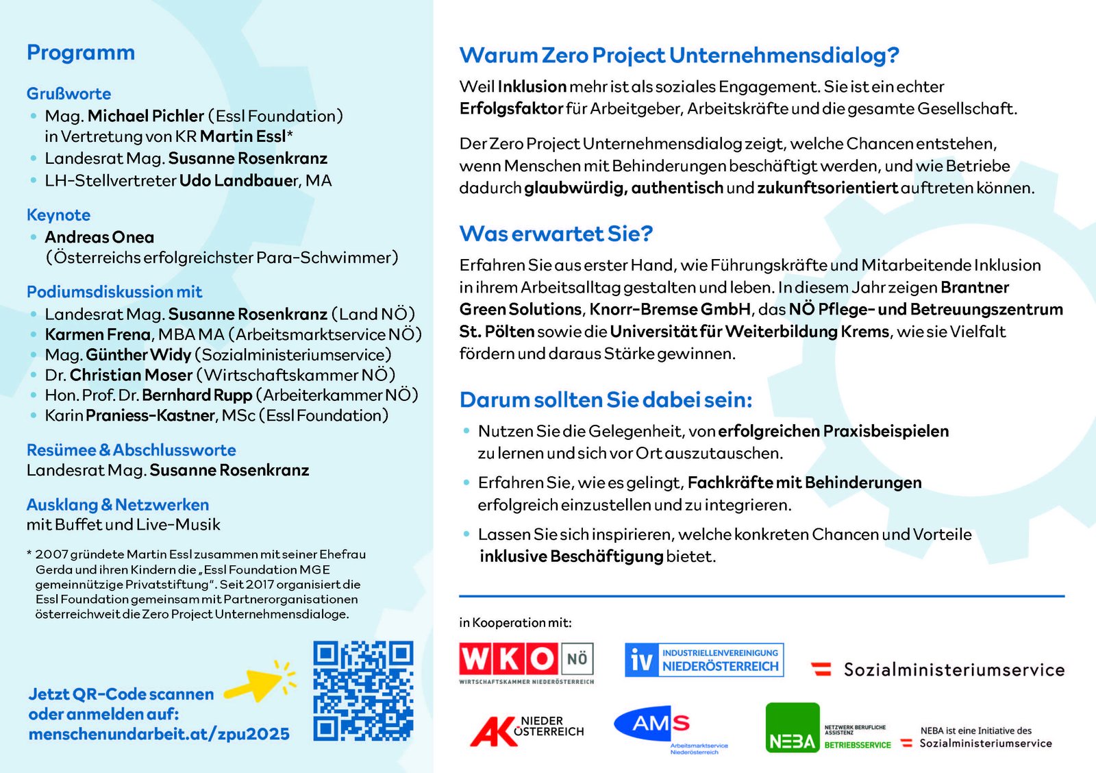 Einladung exkl. NR Präsident